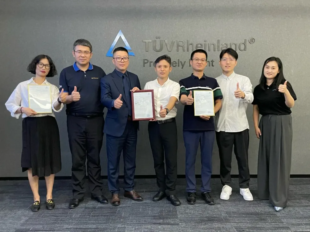 Chauron team visiting TÜV Rheinland for product certification